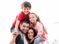Kids On Parents Shoulders